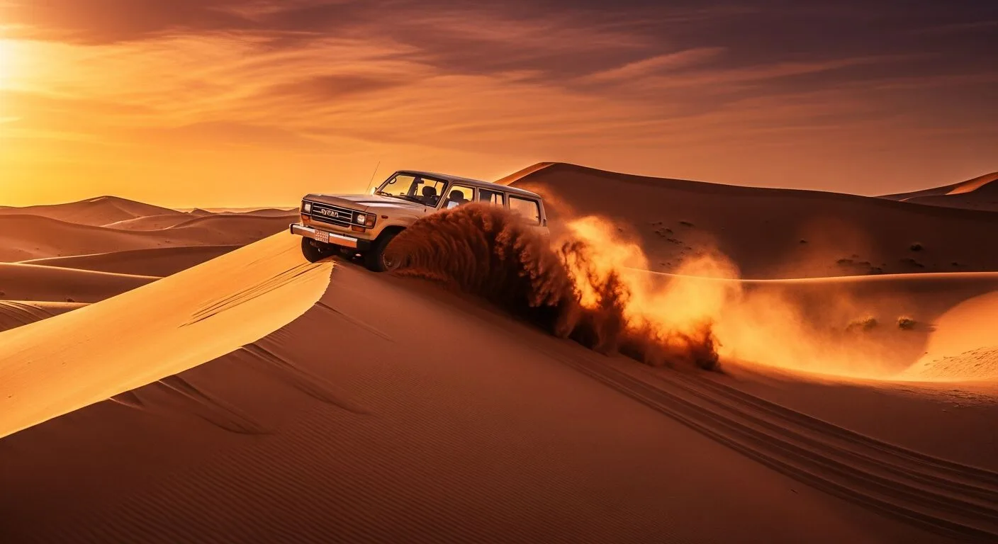 Raid 4x4 Maroc désert Sahara — bivouac et convoi guidé