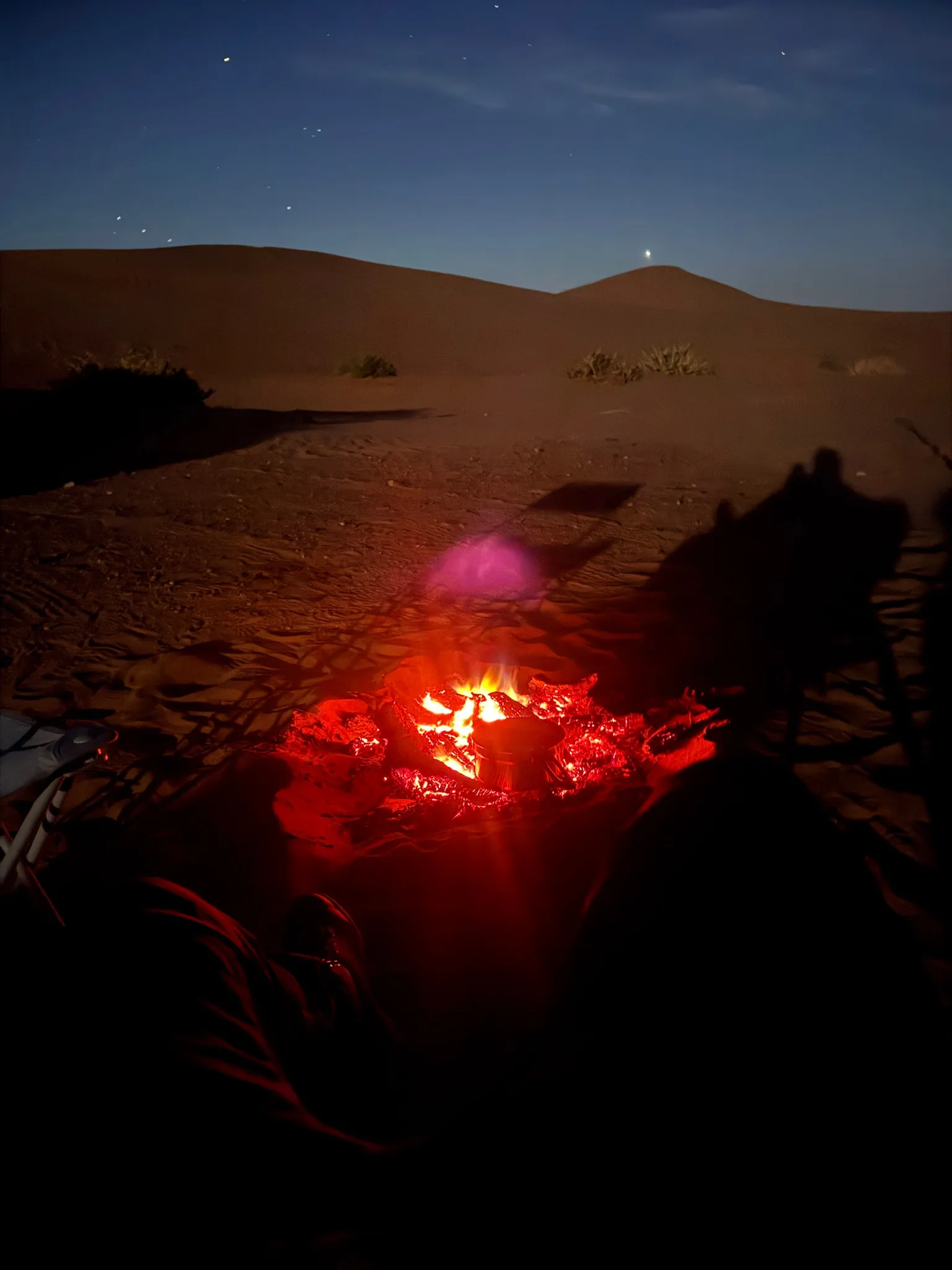 Bivouac désert Maroc — Nuit sous les étoiles du Sahara marocain